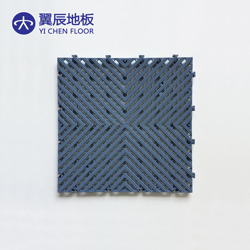 Portable Modern Anti-Slip Modular PP Decking Tiles with Waterproof & Anti-Scratch Click Lock System for Indoor Garage Use