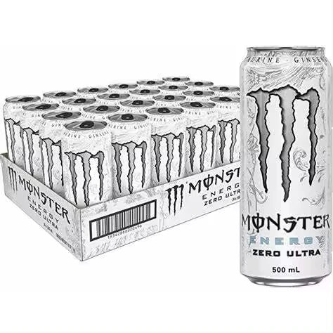 MONSTER Ultra White Bebida energética sin azúcar,Mango Loco Bebida energética ,Original Bebida energética,Monster Energ…