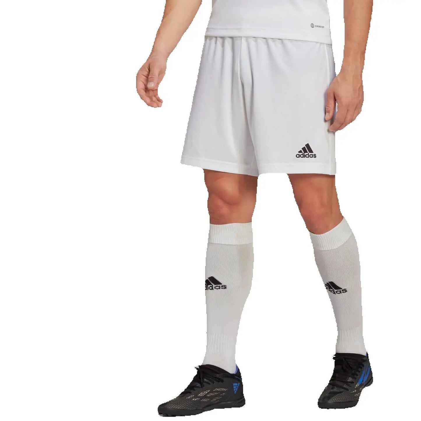 Adidas Pantalón Corto Deportivo Entrada 22 para Hombre, con secado rápido AeroReady, Blanco y Negro