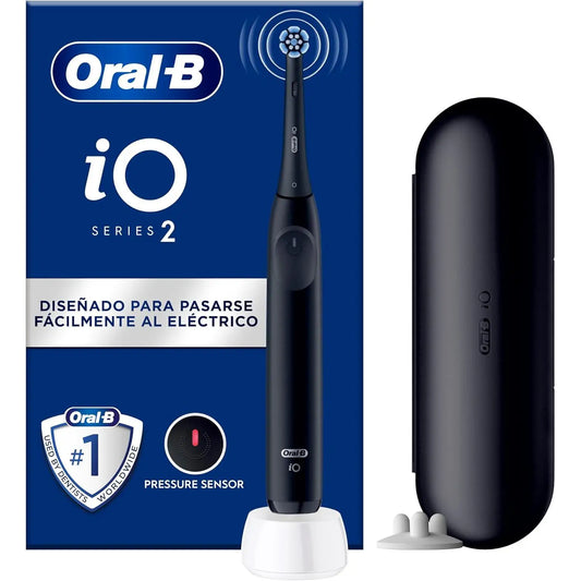 Oral-B iO 2 Cepillo de Dientes Eléctrico en varios colores; Verde y Negro. incluye 1 Cabezal, 1 Estuche De Viaje y1 Por…