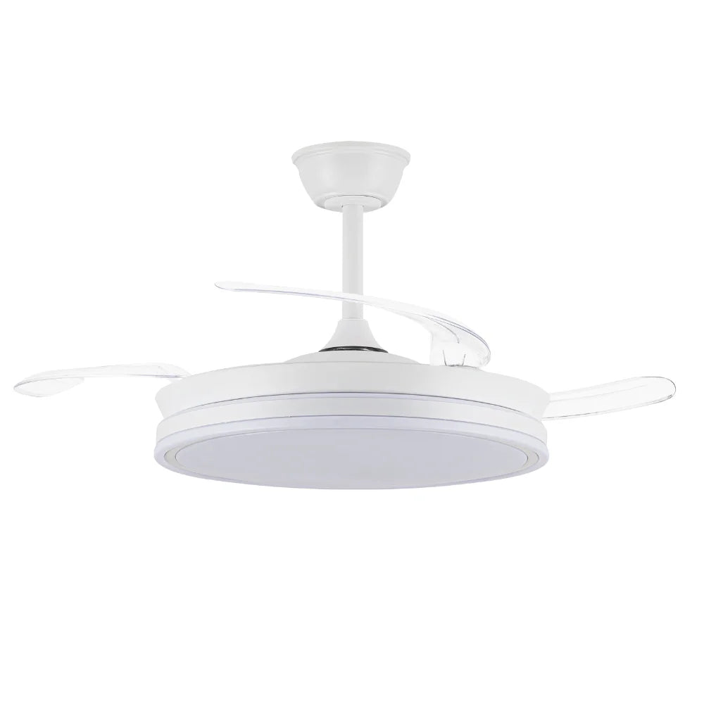 Ventilador de techo BEST SELLER motor DC 6 velocidades, con SMART APP Tecnología Led 72W sistema CCT 7920 Lúmenes, Cont…