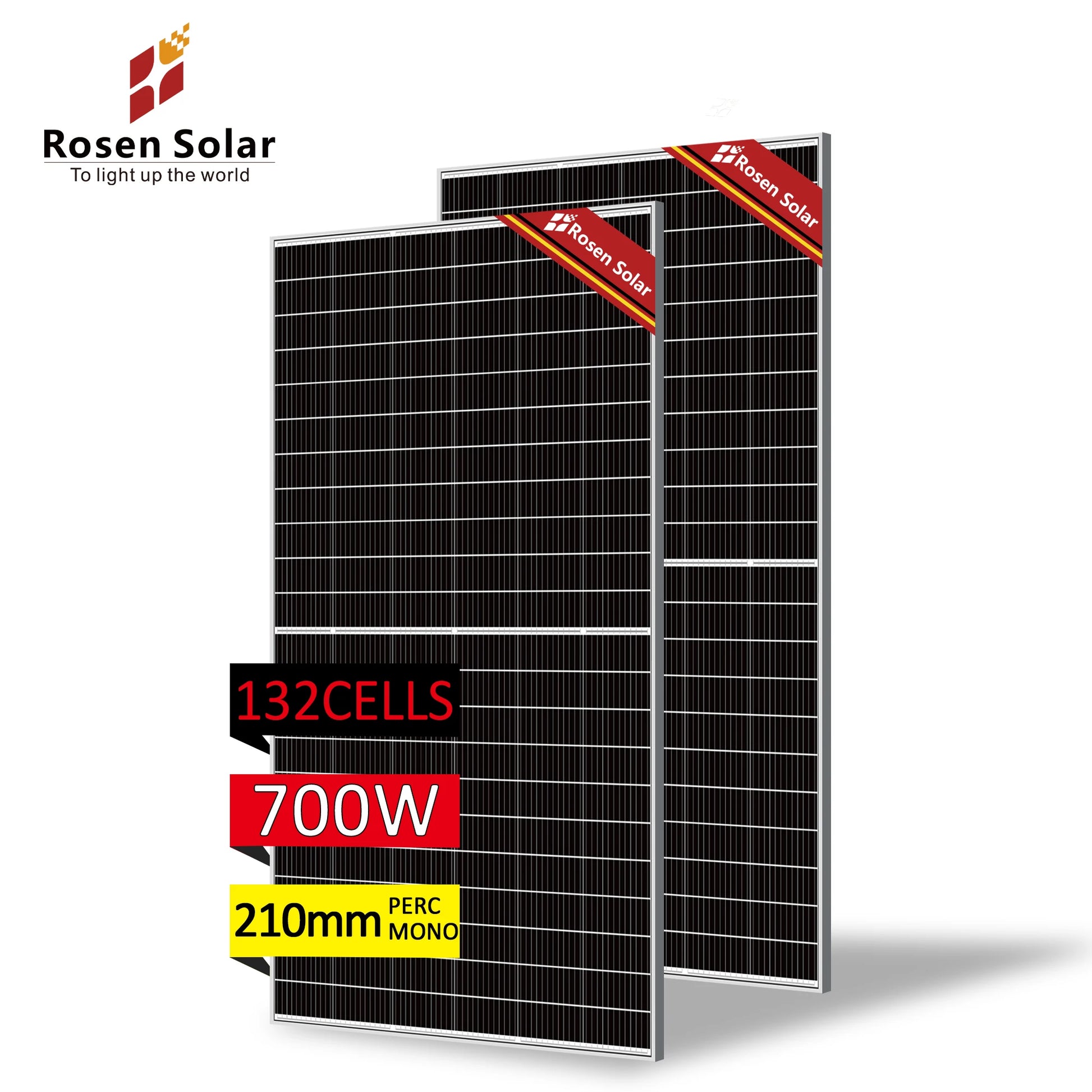 Higher Efficiency Solar Power Panel 550w 600w 650w 700w Solar Panels