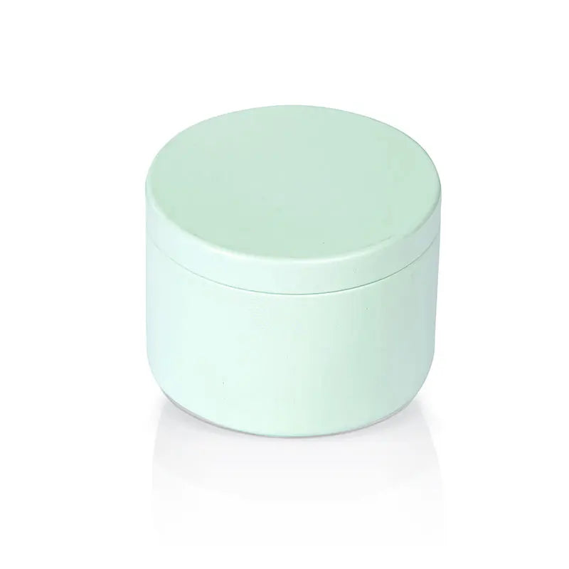 Factory Direct 6oz Candle Tins With Lid Seamless Metal Solid Perfume Gift Tin Container  Cheap Price Stock Round Tin Candle J