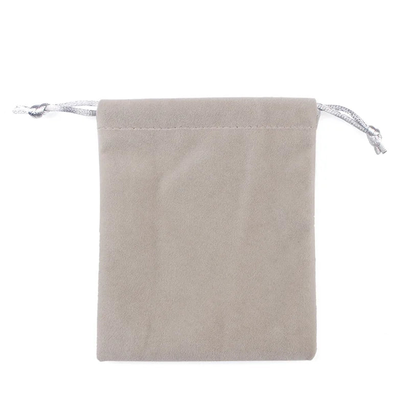 Hot Sale Pink Velvet Fabric Jewelry Drawstring Pouch Bags for Ring Storage Velvet Bags Pouch With Custom Logo