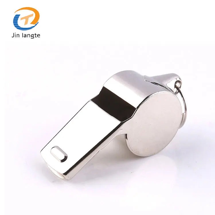 Wholesale Cheap Emergency Stainless Steel Whistles Hockey Slide Whistle Safety Whistle