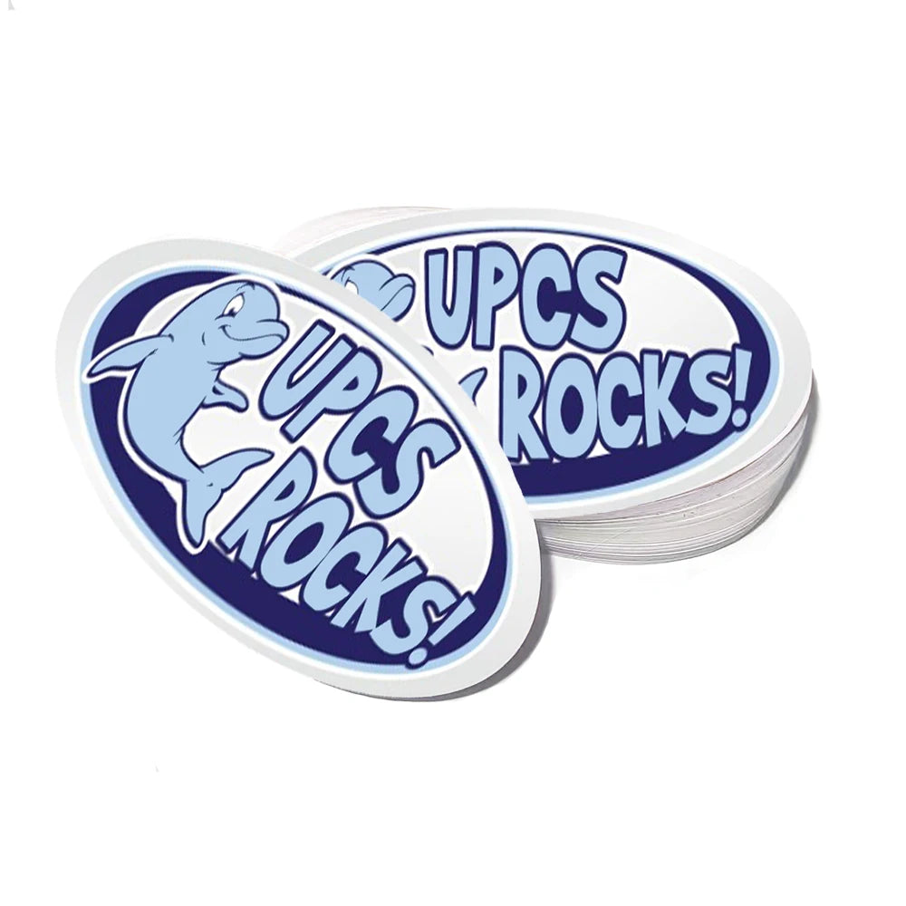 Custom Full Color CMYK/PMS UV Printed Waterproof UV Resistant Die Cut Vinyl Stickers 3+ Year Lifespan Adhesive for