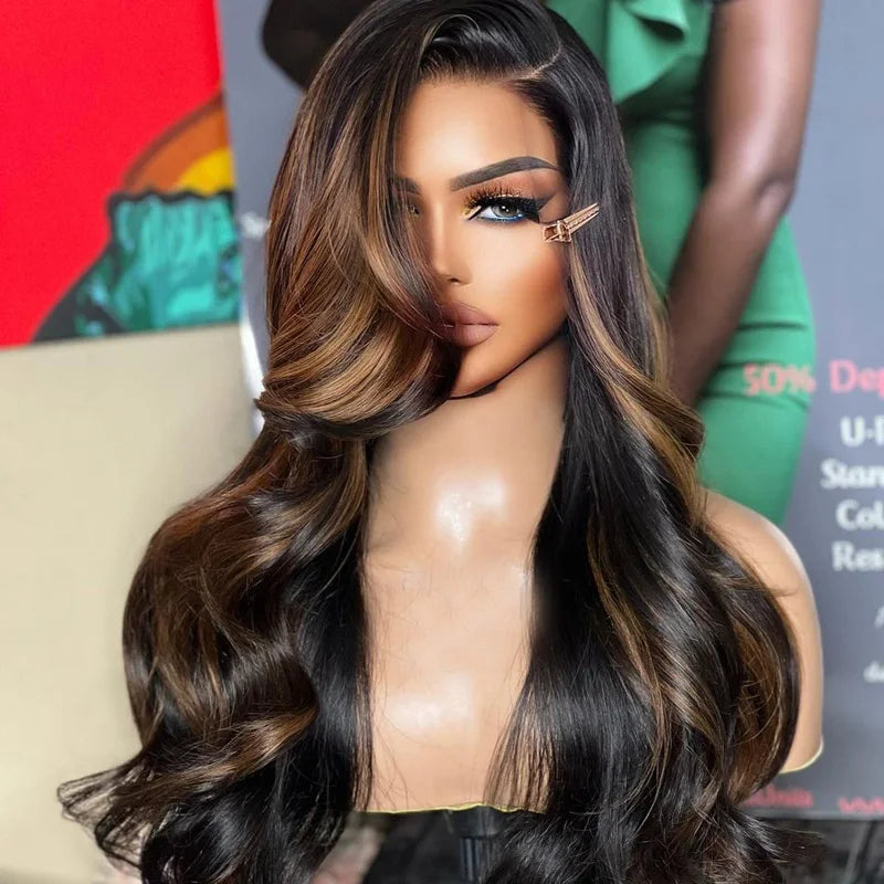13x4 Lace Front Wigs 100% Raw Virgin Human Hair Glueless Lace Front Wigs Pre Plucked for Woman