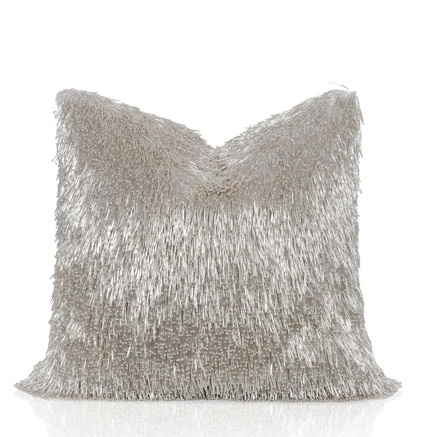 Tiff Home Own Brand 45*45cm Luxury  Embroidered Handmade Bead Throw Pillow