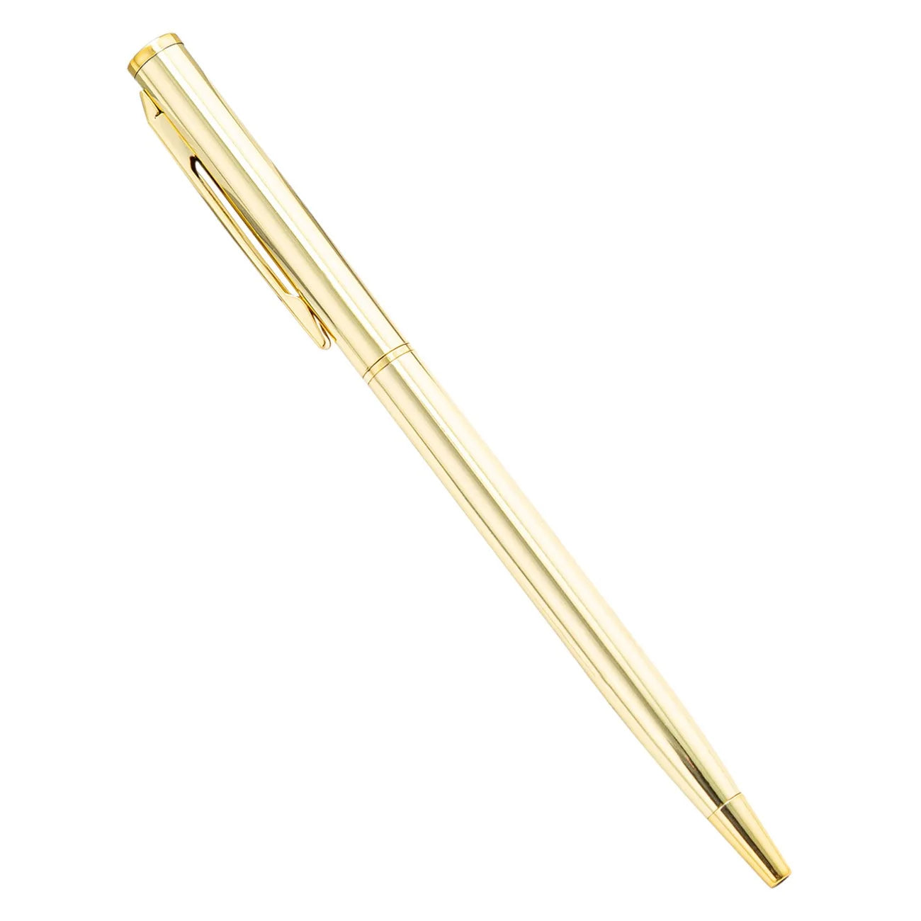Competitively Priced Custom Metal Ballpoint Pens with Lasered Logo Advertising Gel Ball Pen for Signatures 1.0mm Writing Widt