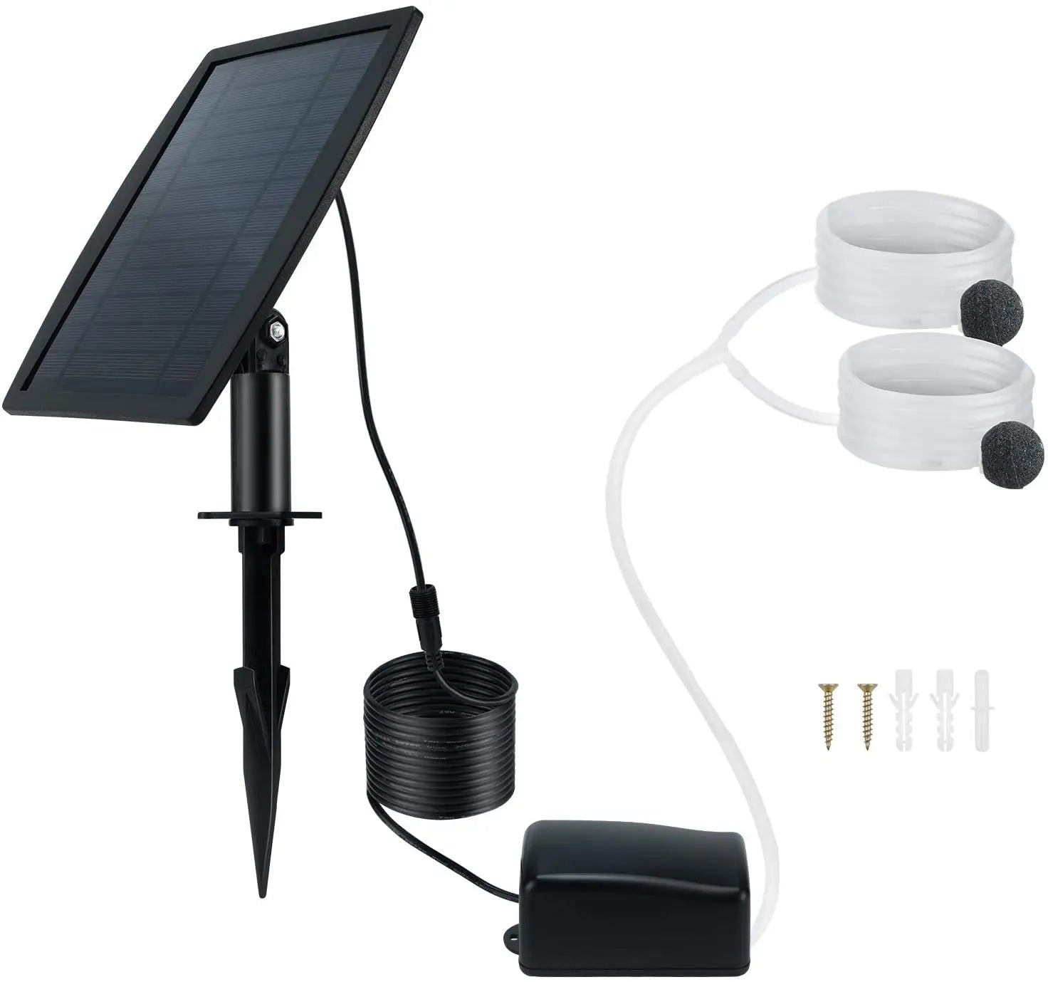 Solar Air Pump Aquarium Gardening Pool Aquaculture Fishing Aquarium Outdoor Fishing Fish Tank Pool Pond