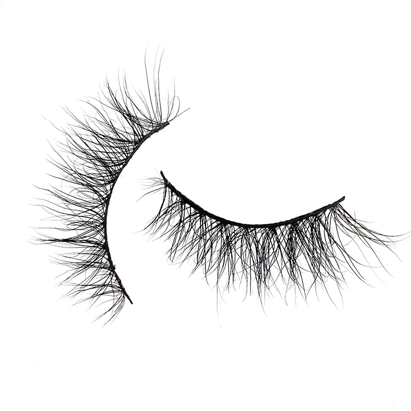 Wholesale Short False Lashes Handmade Soft 3D Mink Lashes Wholesale Natural Half Mink Lashes