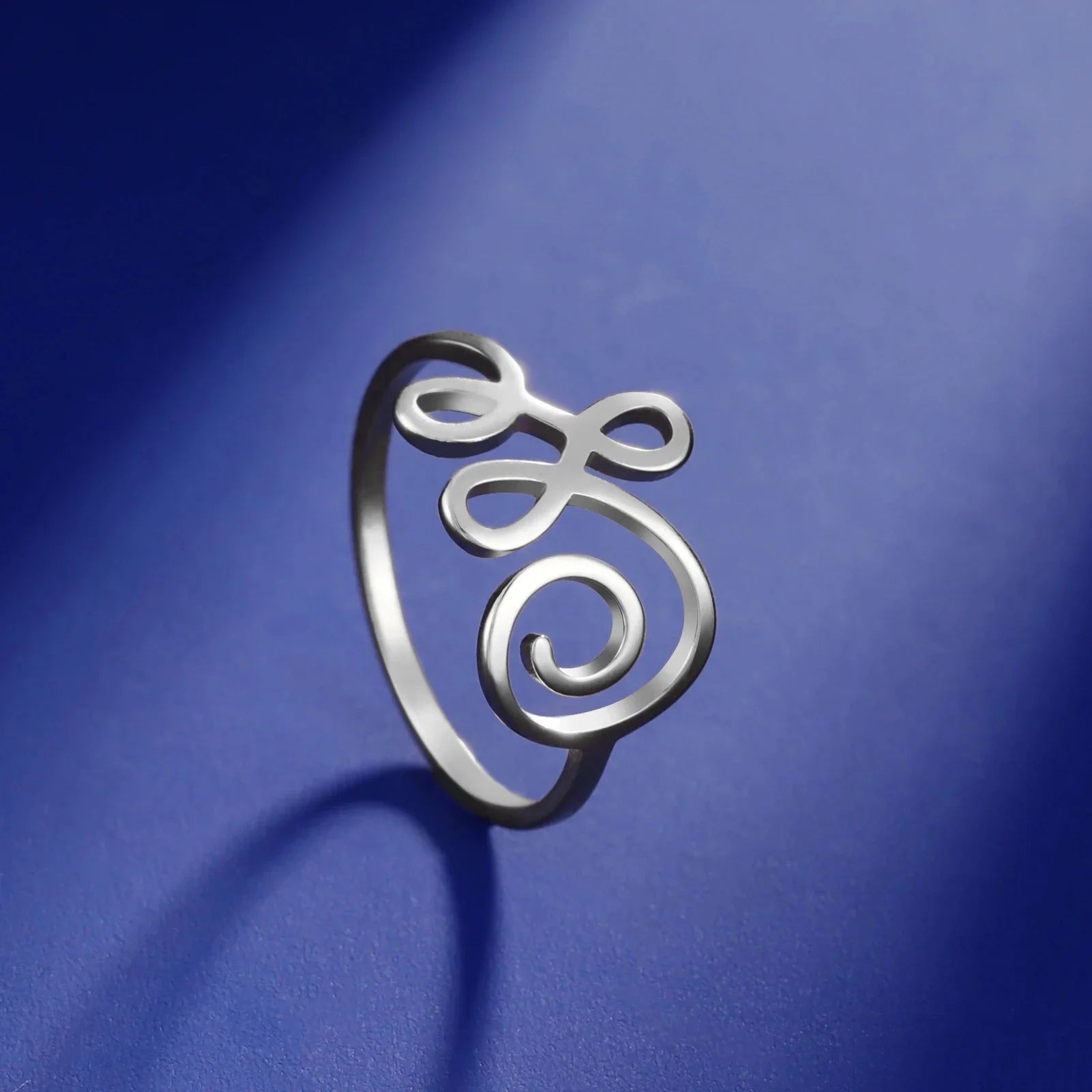 Infinite Helix Rings for Women Men Hot Fashion Hollow Vintage Stainless Steel Jewelry Ring Gifts