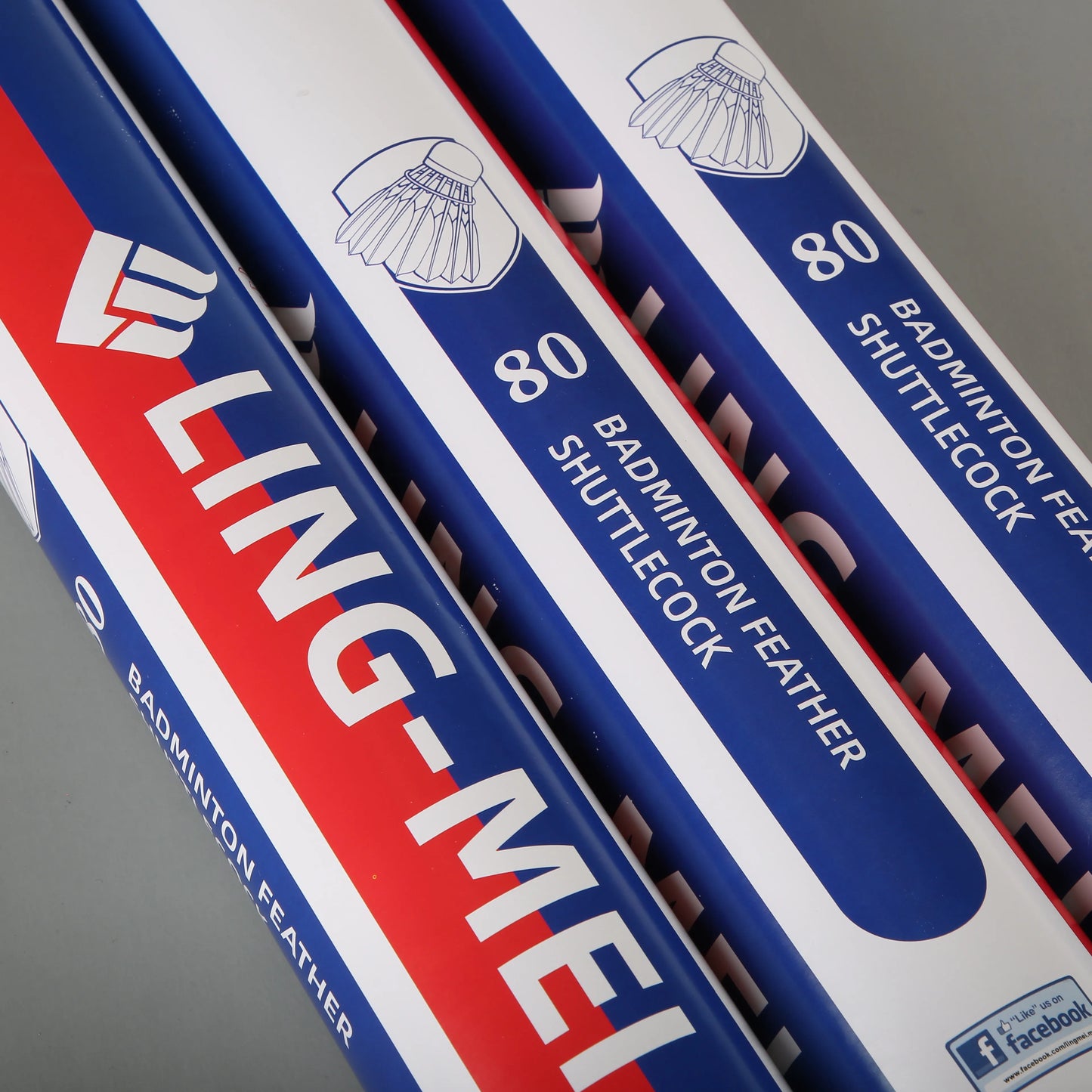 Lingmei Brand 80 Badminton Shuttlecocks for Tournament