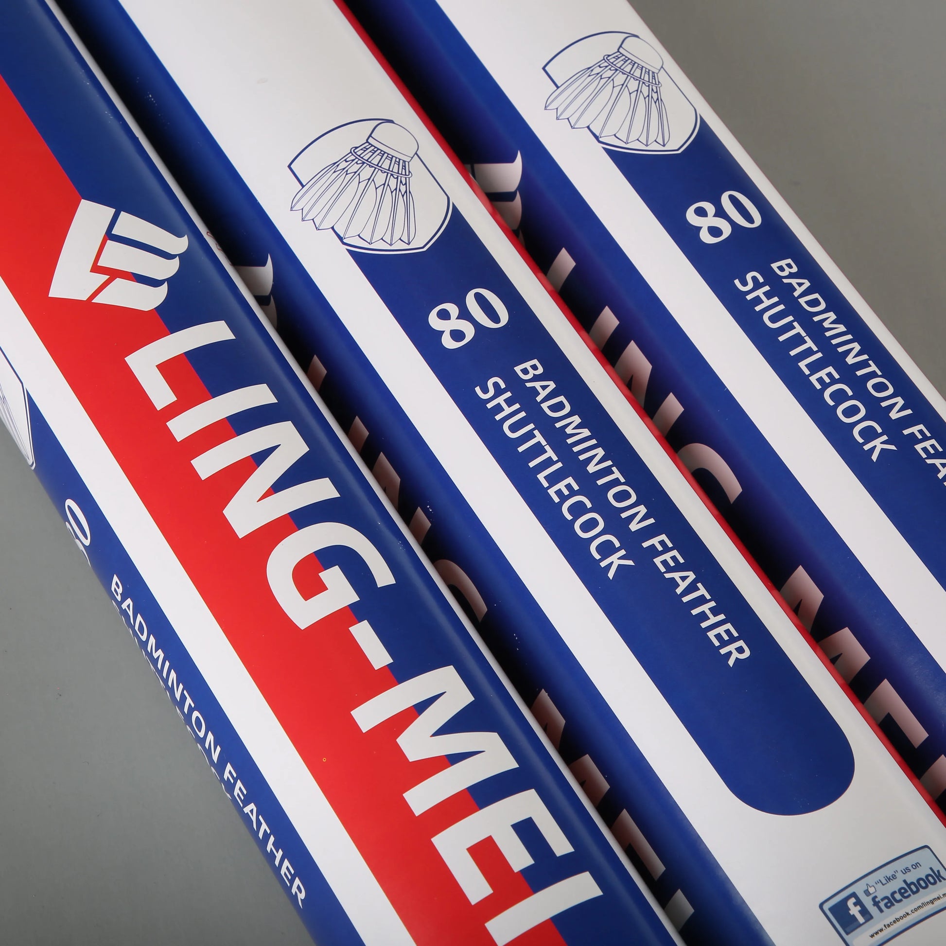 Lingmei Brand 80 Badminton Shuttlecocks for Tournament