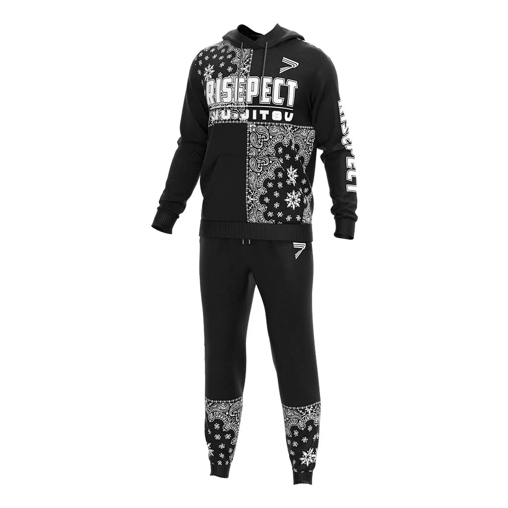 Custom Heavyweight Streetwear Thick Oversize  Crewneck Sweatshirt Winter Tracksuits for Men Hoodies and Sweat Pants Set Sport