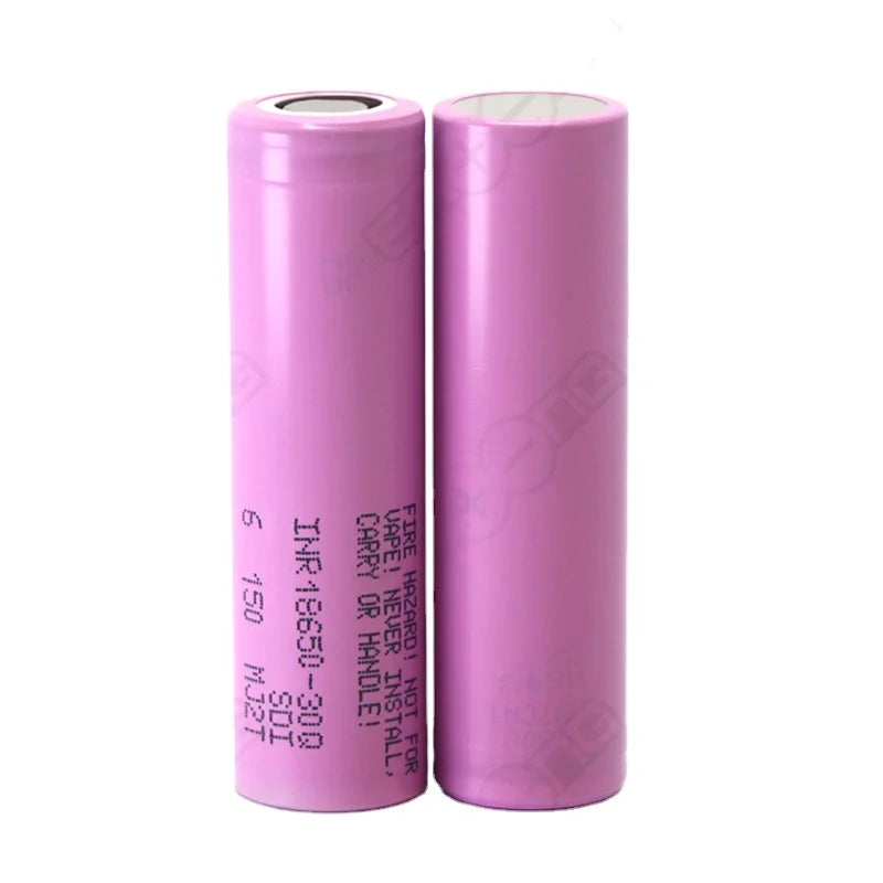 In Stock 18650 Rechargeable 3.7V 3000Mah 30Q Lithium Ion Cylindrical Batteries for Flashlight Use