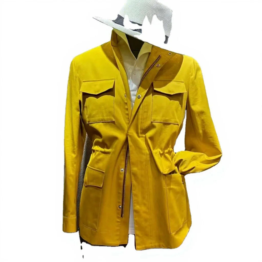 Maden Vintage M65 Jackets for Men Outdoor Windbreaker Tactical Coats Oversize Racing Hiking Jacket Male Brand Clothing