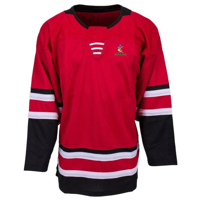 High Quality Custom Logo Adult Professional Twill Hockey Jersey With Dye Sublimation Hockey Jersey