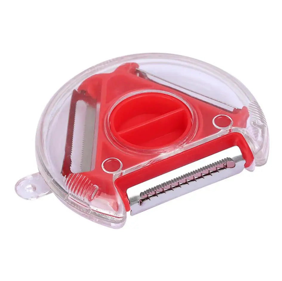 Multifunction Vegetable Fruit 3 in 1 Function Magic Slicer Potato Peeler Kitchen Tool Stainless Steel Vegetable Rotary Grater