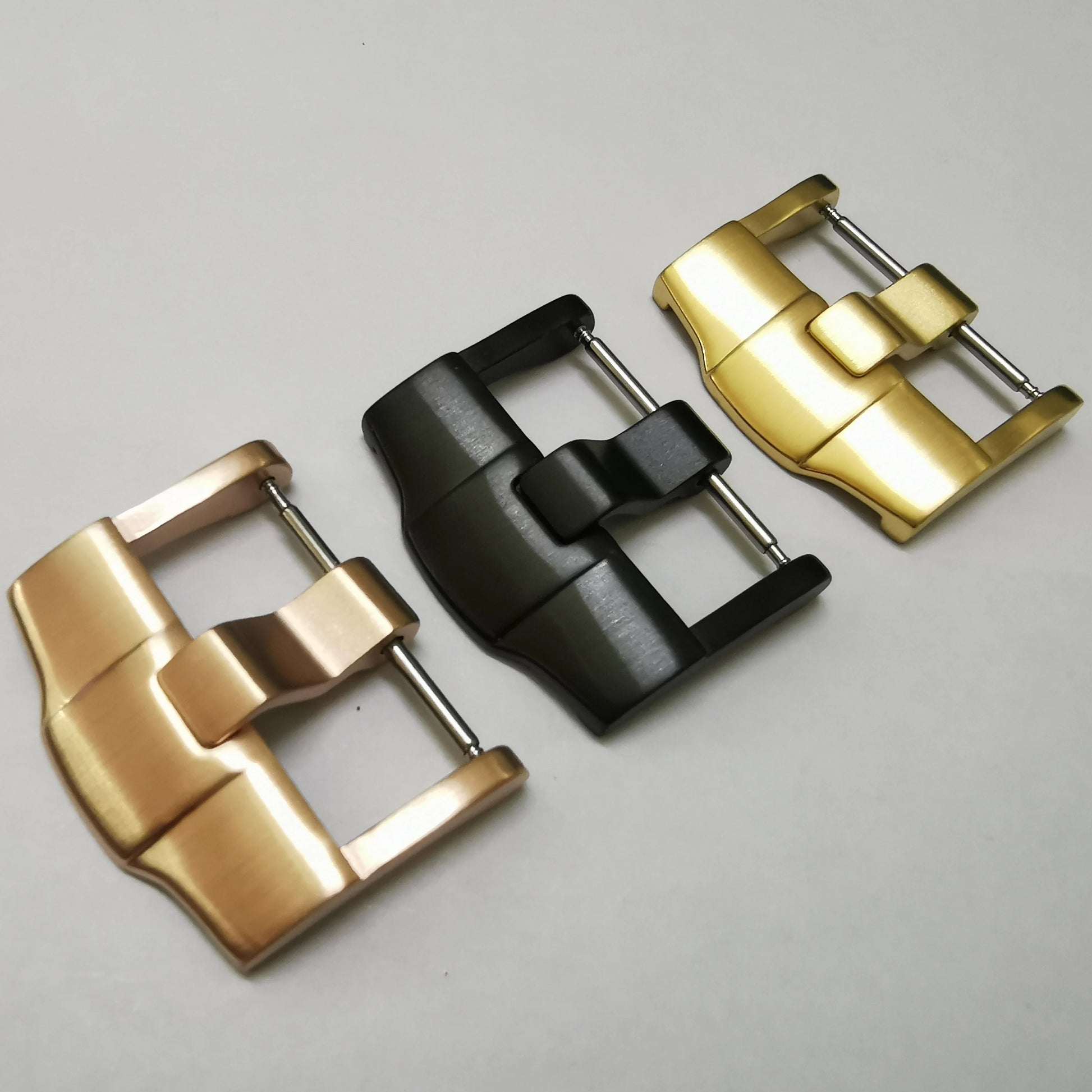 Jettda Custom logo Polished Stainless Steel Pin Buckle for AP Steel Bracelet Bracelets 16mm/18mm