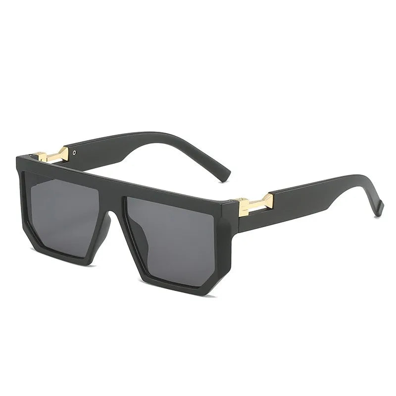 Hot Selling Classic Oversized square Flat Top Men Women Sunglasses Driving Uv400 Eyewear