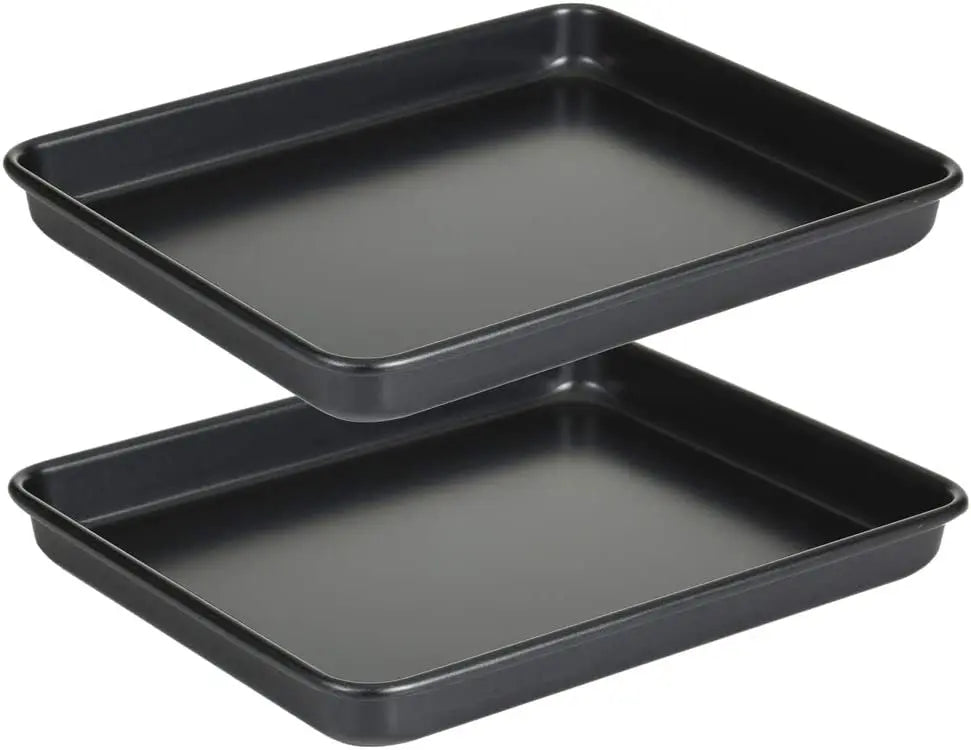 Rectangular Non Stick Cookie Carbon Steel 10'' Baking Sheets Oven Tray Dishes & Pans