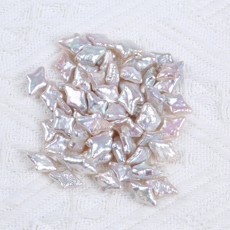 Zhuji 9-11mm Wholesale Natural White Freshwater Irregular Shape AA Grade Third Party Certified Loose Beads for DIY Jewelry