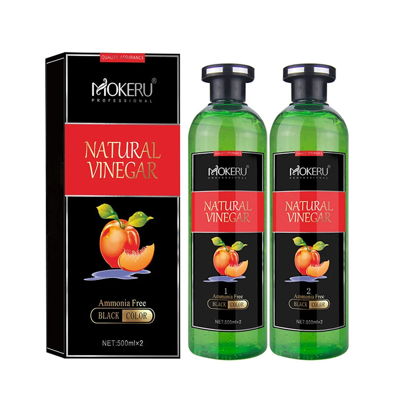 For MOKERU High Quality Fast 5-Minute Black Hair Dye Ammonia-Free Coloring Cream Hair Tint