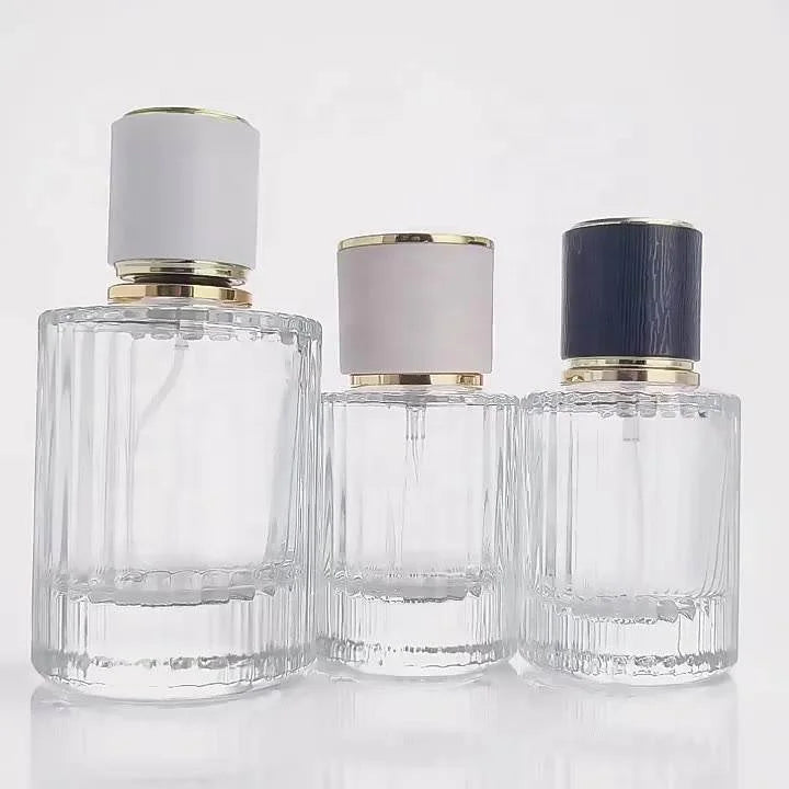 Wholesale Custom 30/50ml Empty Glass Perfume Refill Bottle Screen Printed Custom Color Free Sample Luxury for Face Cream Masc