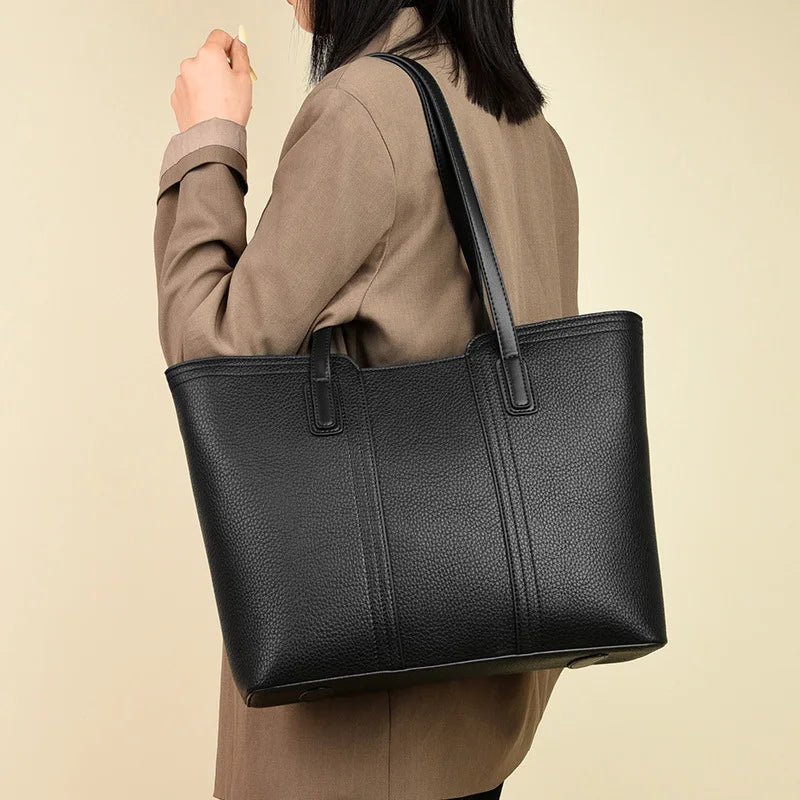 Wholesale Bag Luxury Classic Women's Large Tote Bags PU Leather Fashion Handbag with Custom for Summer Business