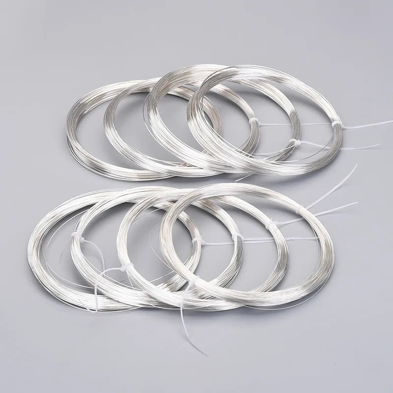 925 Sterling Silver Handmade Wire Jewelry Accessories DIY Jewelry Findings Handmade Jeweley Making Factory Wholesale