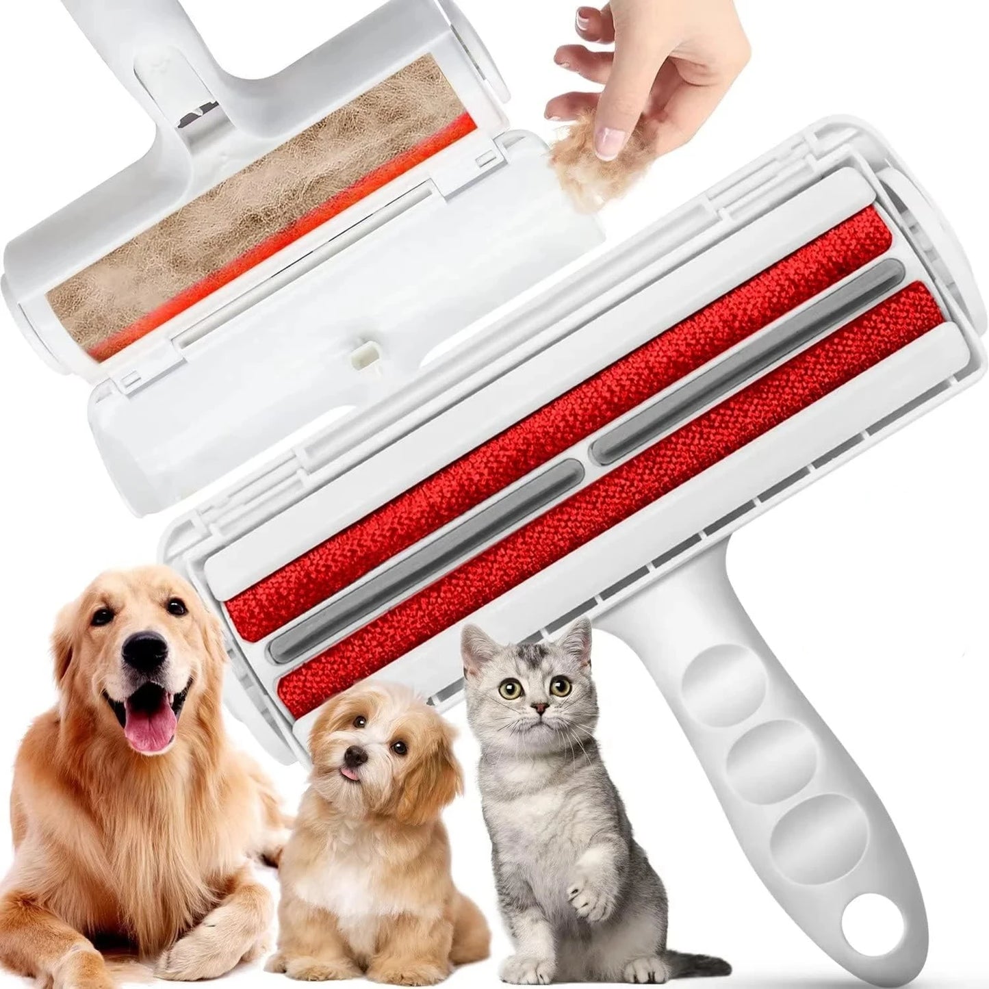 Wholesale Hair Remover Roller Sticky Reusable Lint Dog Cat Brush Removal Portable Plastic Animal Self Cleaning Roller