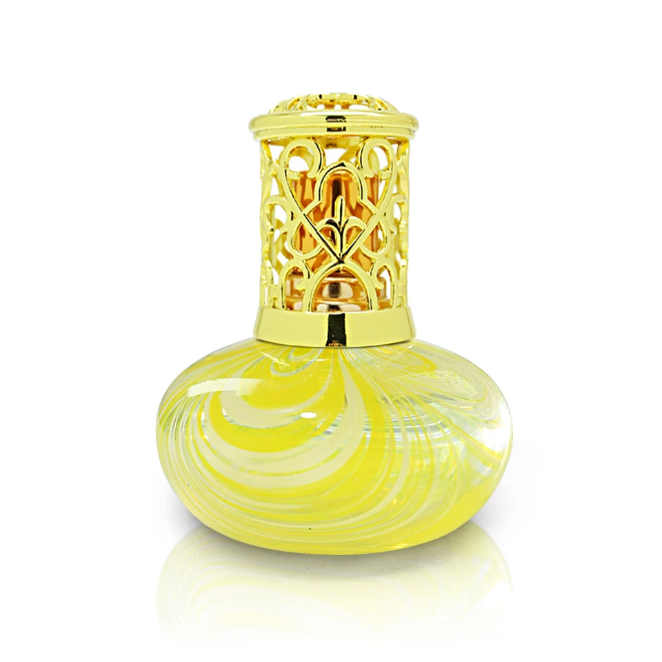 European Handmade Perfume Lamp with Catalytic Wick Burner Aromatic Rose & Bergamot Scent-Spot Oil for Home Use