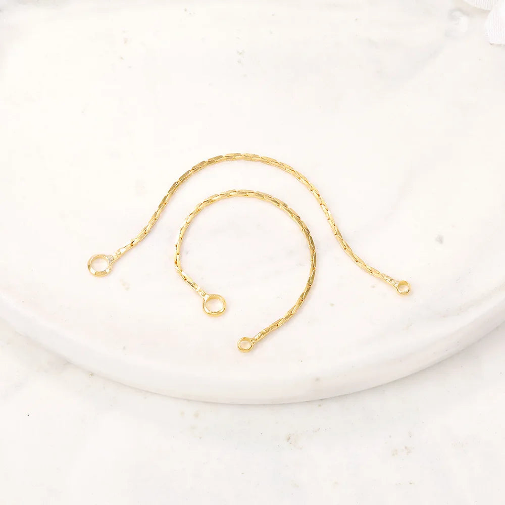 Handmade Jewelry Fimdimgs Materials Minimalist Copper Connection Components DIY Necklace Bracelet Earrings Accessories