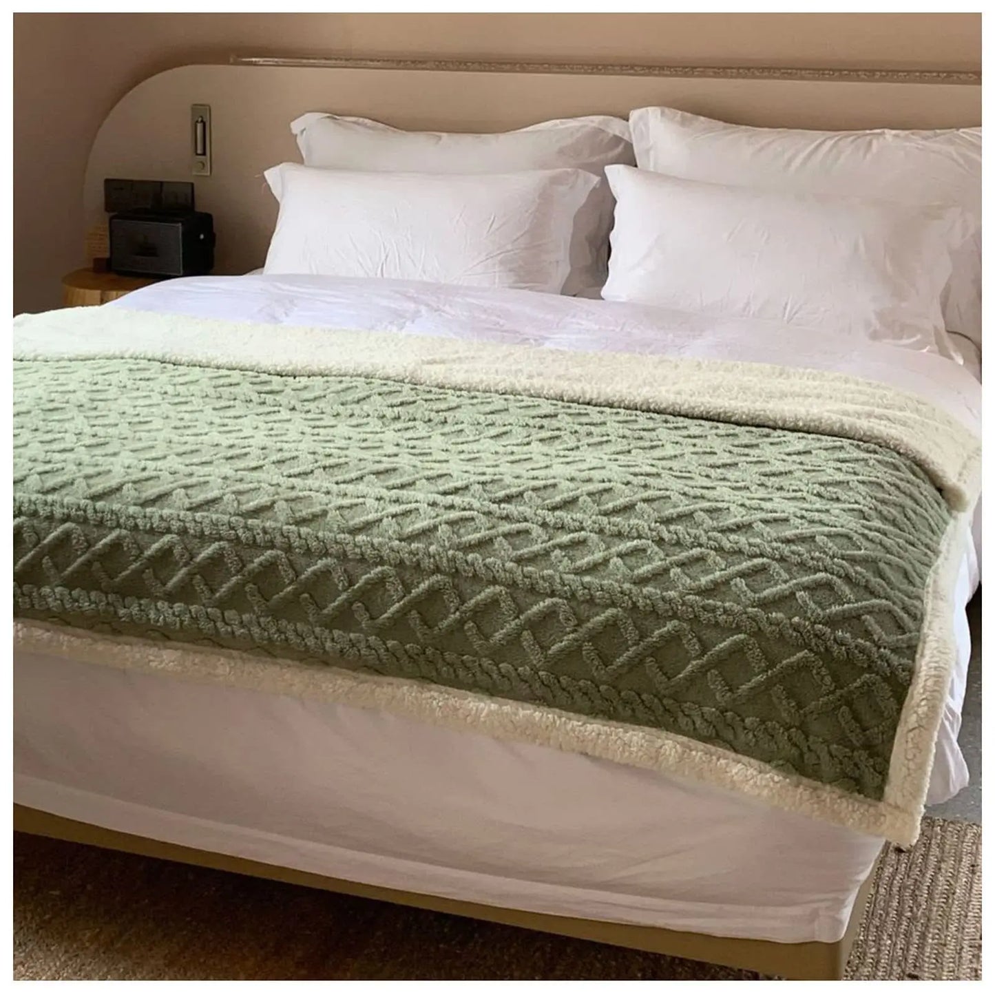 Luxury Printed Raschel Blanket All-Season Warm Bed Soft Fuzzy Custom Size Throw Blanket Anti Dust Mite European American Styl