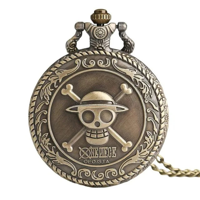 Over 100 Designs Antique Quartz Stainless Steel Anime Pocket Watch Metal Crafts Factory Price Men's Gift
