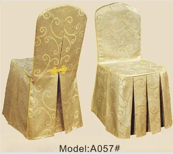 Hot Sales Cheap Durable  Jacquard Fabric Banquet Chair Cover for Restaurant Hotel