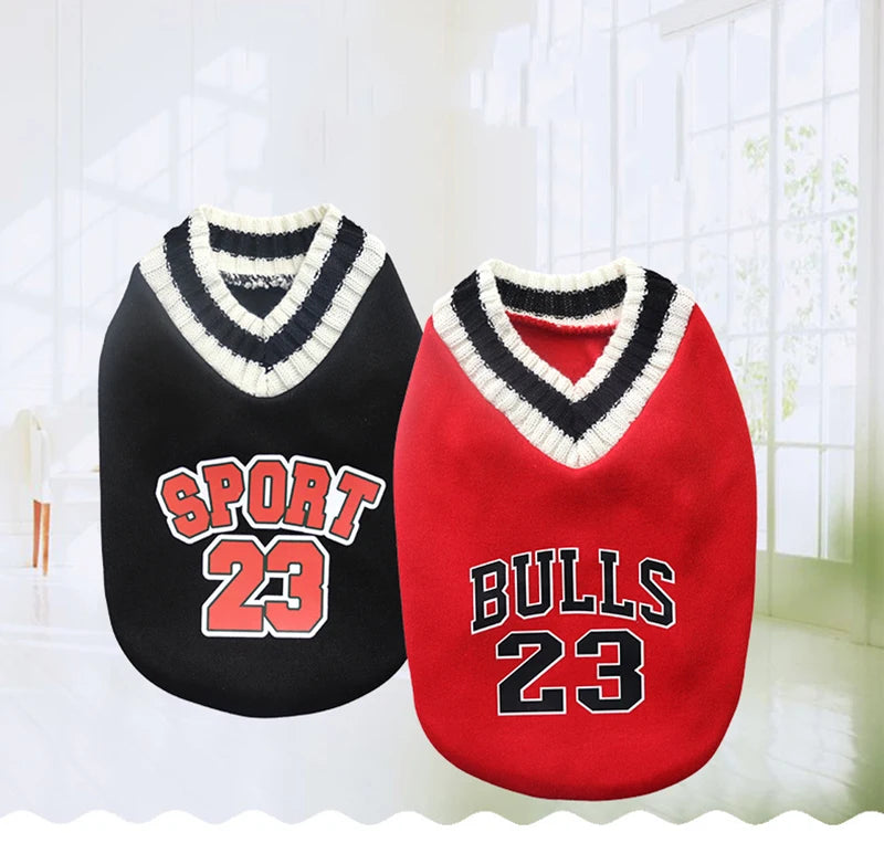 Warm Dog Winter Clothes Sweater Dog Sports Sweatshirt Vest