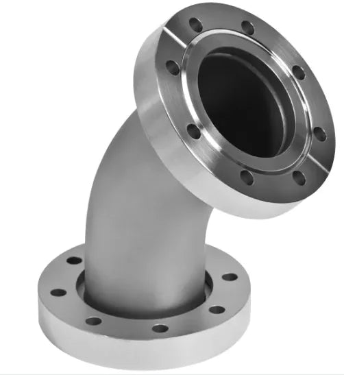 Vacuum Stainless Steel ISO KF CF Welded Flanged Elbow