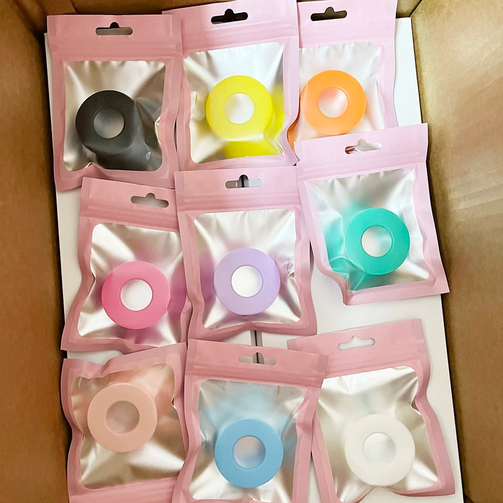 Eyelash Tape Sensitive Gel Lash Tape Wholesale Pink Blue Black Purple Multiple Colors Skin Silicone Gel Tape Eyelash Extensio