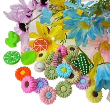Soft Silicone Daisy Teething Focal Beads for Diy Beading Necklace Pendant Accessories