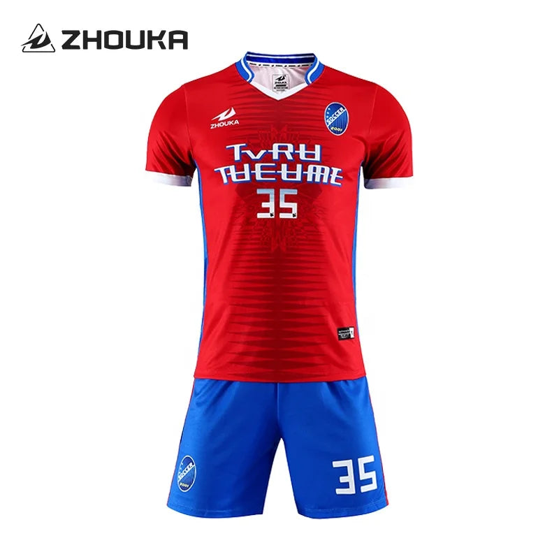 Custom Sublimation Print Men'S Football Uniform Shirts Customized Embroidered Soccer Wear Team Logo Mesh Soccer Jersey for Me