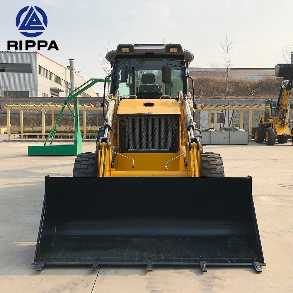 CE Approved China Brand New 8Ton Backhoe Loader with Gearbox & Gear High Efficiency Wheel Loader for Sale