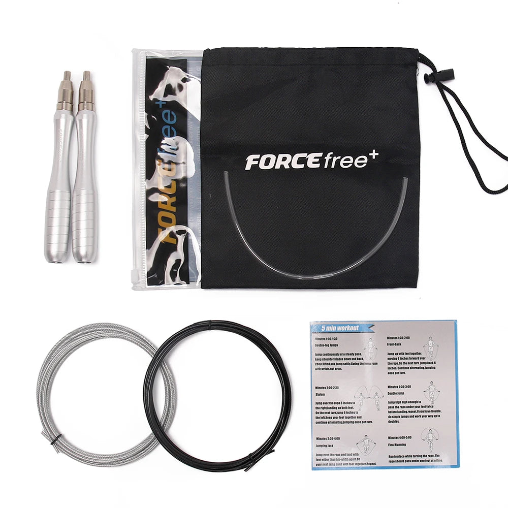 In Stock New Design Self-Locking Speed Adjustable Steel Wire Cable Jump Rope Aluminum Alloy Sports Fitness Training Tool