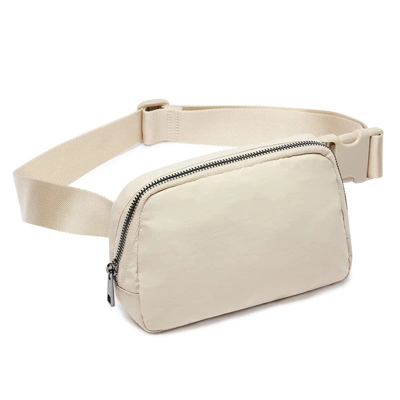 Nylon Fanny Pack Waist Purse for Women Chest Crossbody Cute Belt Sport Bag Waterproof Belt Bag