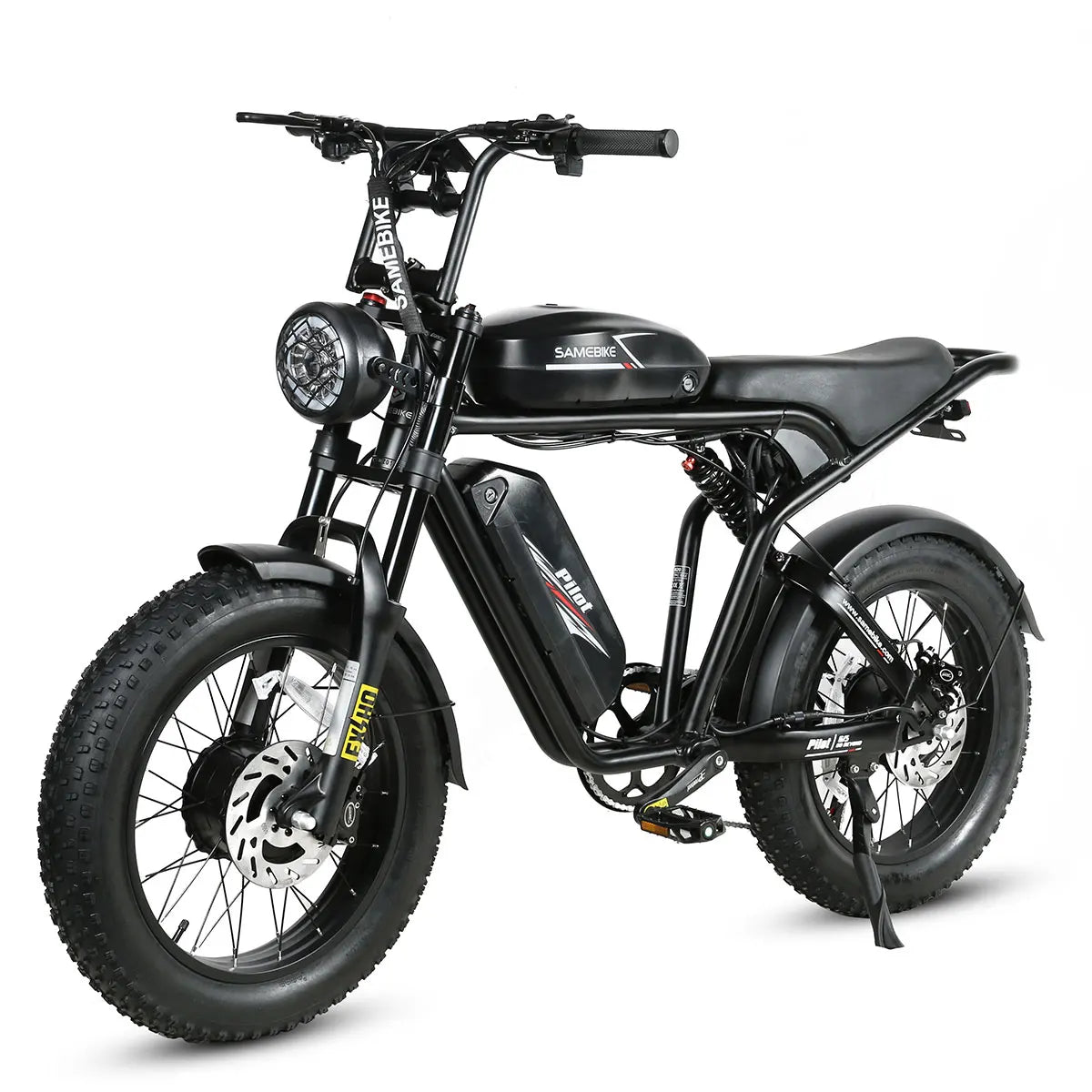 Hybrid Electric Bicycle with Dual Battery & Dual Motors High Power 48V 36Ah Electric Hybrid Bike