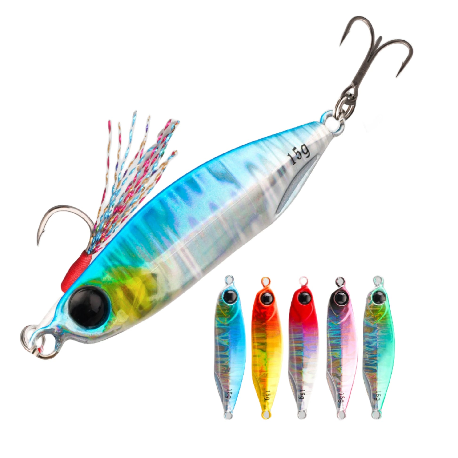 Wholesale Long Shot Full Water Layer Fishing Bait 10g-40g Iron Plate Simulation for River Lake Stream Fishing