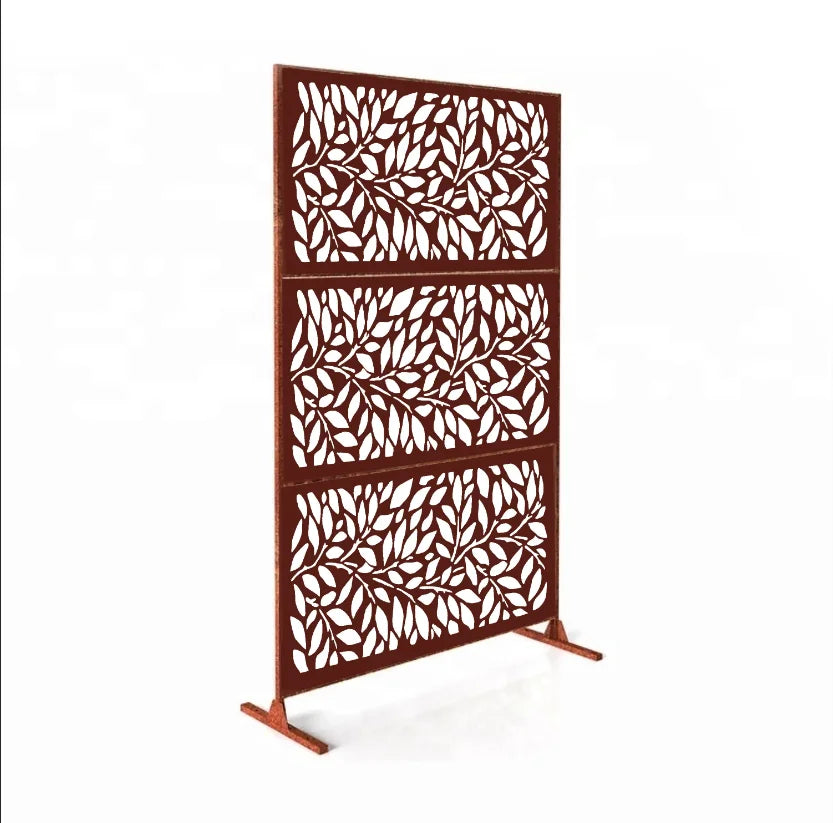 Reilbu Luxury Laser Cut Aluminium Fencing Privacy Screen Garden Fence Balcony Fence