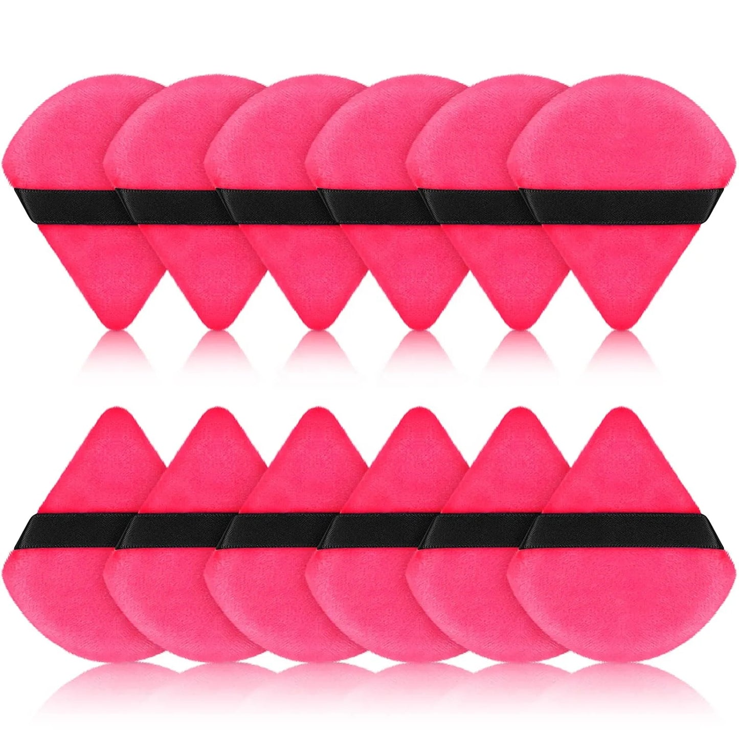 Custom Logo Private Label Cosmetic Puff Soft Triangle Makeup Powder Puff Loose Powder Body Contouring Beauty Makeup Puff