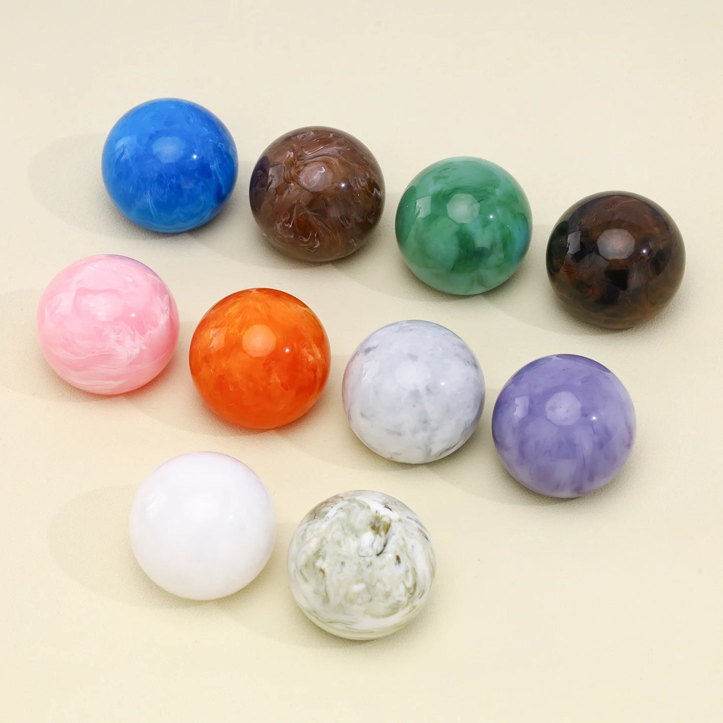 New Color Luxury Cylinder Shape Perfume Bottle Cap FEA 15mm Resin Round Ball Perfume Bottle Lids